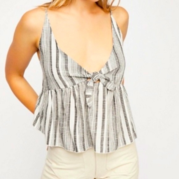 Free People Striped Riviera Romance Tank | XS - Picture 1 of 9